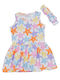 Kinderkleid Set mit Accessoires White