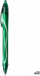 Bic Gel-ocity Quick Dry Pen 0.3mm with Green Ink 12pcs