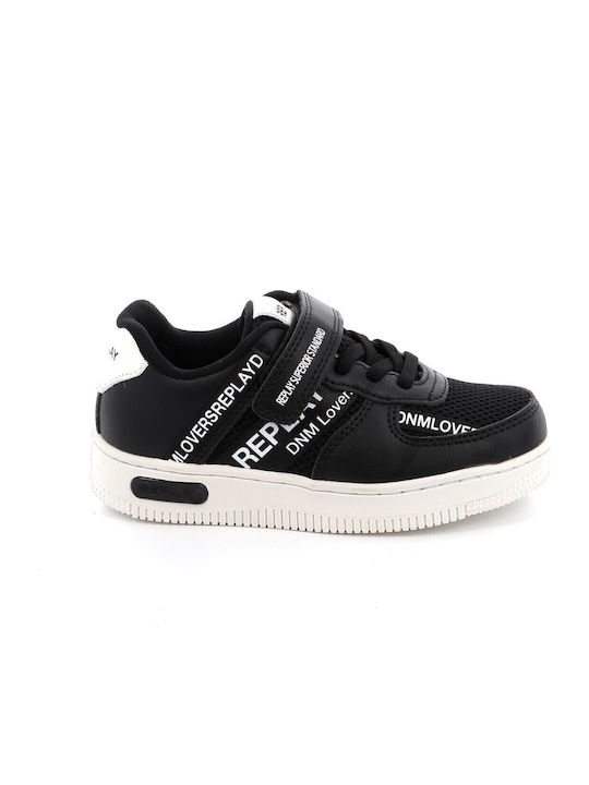Kids' Low Casual Shoe Replay in Black Color Gbz43.000.c0004s