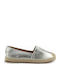 Women's Synthetic Leather Espadrilles Silver