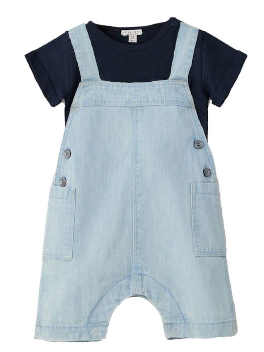 Yell-oh. Children's Salopeta Denim Light & T-shirt