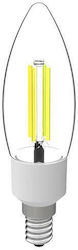 Eurolamp Λάμπα LED για Ντουί E14 και Σχήμα C35 Φυσικό Λευκό 525lm