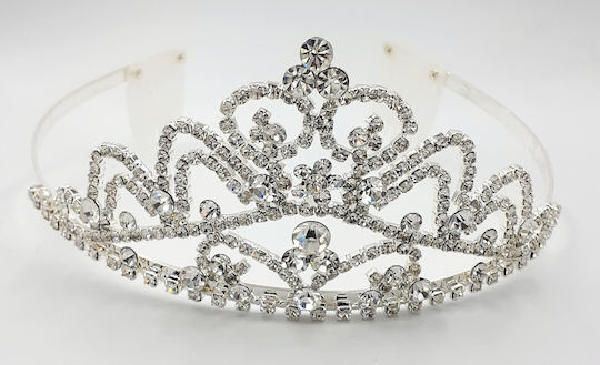 Tiara Metallic Crown with Large Impressive Design