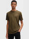 T-shirt Χακί