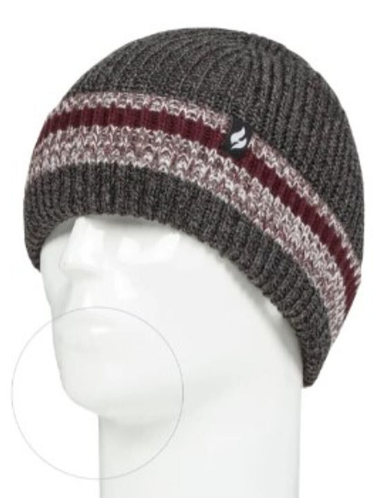 Heat Holders Beanie Männer Beanie Gestrickt in Gray Farbe