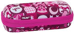 Milan Pencil Case with 1 Compartment Pink