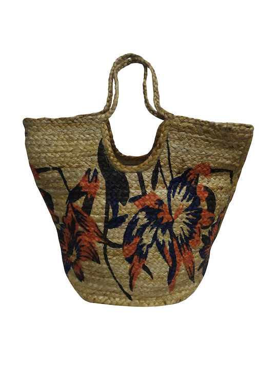 Le Blanc Fabric Beach Bag Multicolour