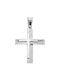 White Gold Cross St376 14 Carat