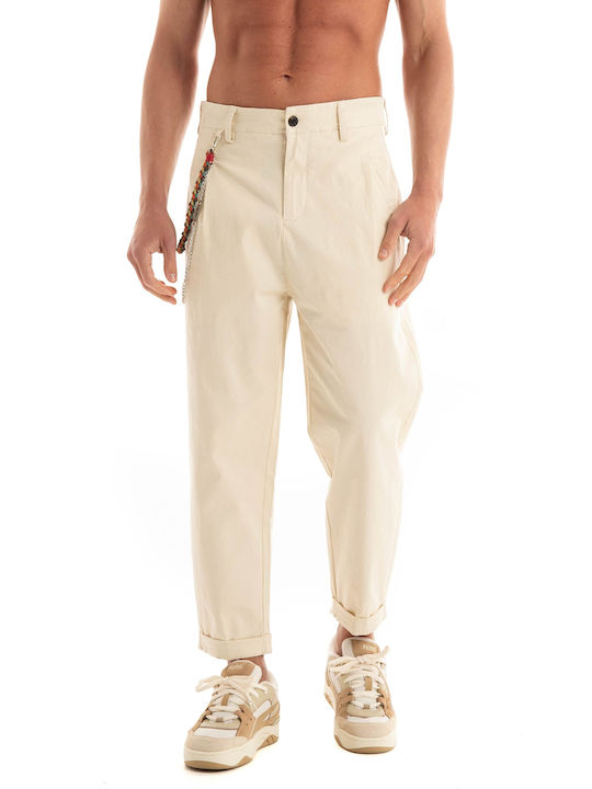 Gianni Lupo Men's Trousers Beige