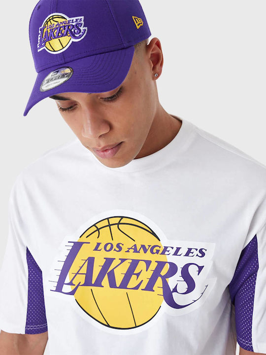 New Era Los Angeles Ανδρικό Αθλητικό T-shirt Κοντομάνικο Λευκό