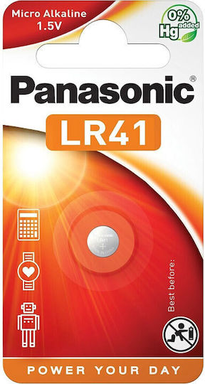 Panasonic Alkaline Watch Battery LR41 1.5V 1pcs
