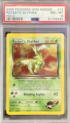 Rocket "s Scyther - Gym Heroes - #013/132 - Psa Mt 8 - Pokemon Graded Card