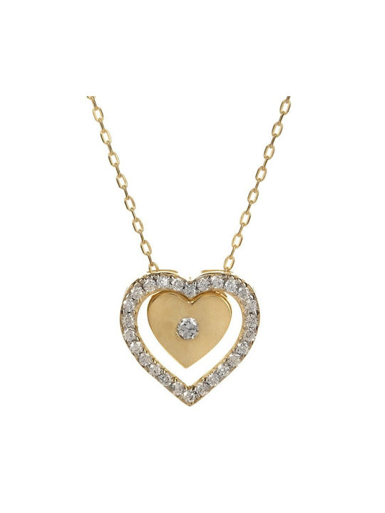 Gold necklace Fk14055. 9 Carat gold necklace