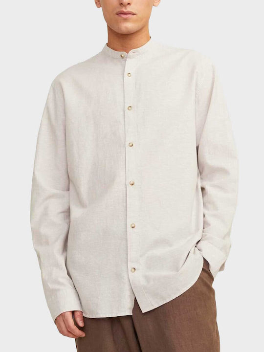 Jack & Jones Μακρυμάνικo Λινό Πουκάμισο Crockery