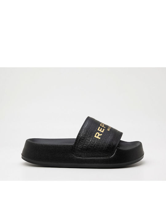 Replay Lotty Frauen Flip Flops in Schwarz Farbe