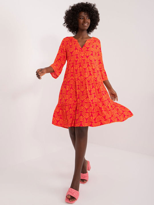 Sublevel Dress Coral