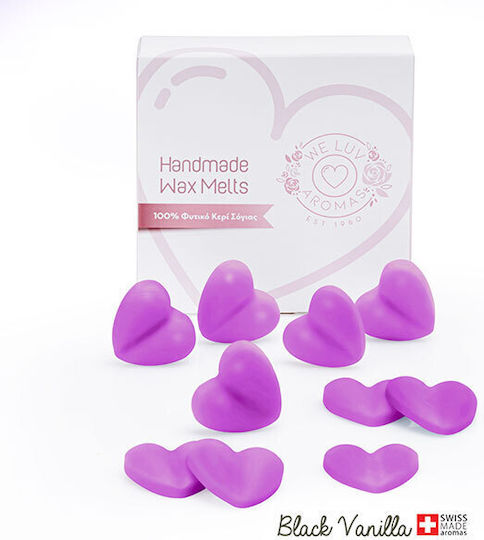 Χειροποίητα Wax Melts Black Vanilla Απο 100% Φυτικό Κερί Σόγιας 10 Τεμαχίων