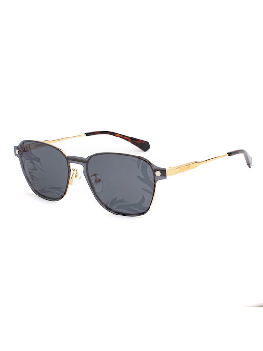 Polaroid Sunglasses with Gold Frame and Gold Polarized Lens PLD6119GCSJ5G