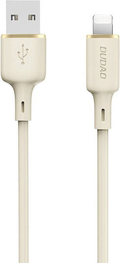 Dudao USB-A to Lightning Cable Μπεζ 1m