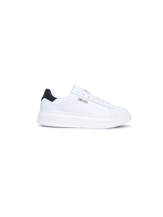 スニーカー LIU JO Men Sneakers White 7B4027PX474 S1005 Liu-Jo 7B4027PX474 Men's Sneakers in Leather White/Blue or