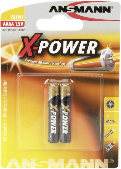 Ansmann X-power Алкални Батерии AAAA 1.5V 20бр