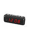 Digital LED Tabletop Clock with Alarm Black ZK11723QWS0