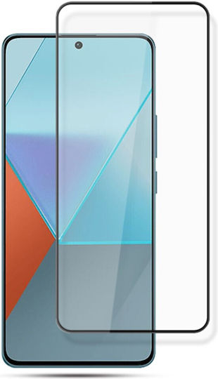 Pro 4g Adeziv complet Full Face Tempered Glass Negru (Redmi Note 13 Pro 4G / Poco M6 Pro 4G )