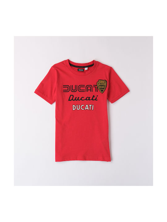 Ducati Kinder-T-Shirt rot