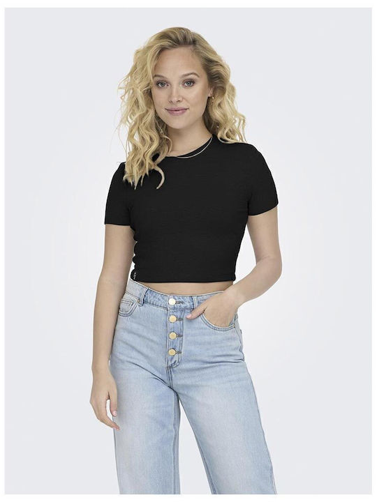 Only Life Γυναικείο Αθλητικό Crop Top Κοντομάνι...