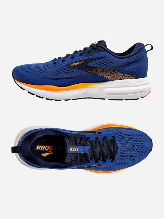 Brooks Trace 3 Ανδρικά Αθλητικά Παπούτσια Running Μπλε