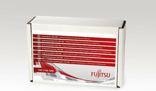 Fujitsu 2x Pick Rollers And 1x Brake Roller Pickup Roller for Fujitsu (CON-3708-100K)