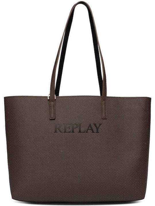 Replay Set Damen Tasche Schulter Braun