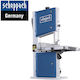 Scheppach 5901505901 Präzisionsbandsäge mit Leistung 500W & Sägeblattdurchmesser 254mm