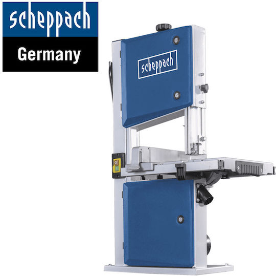 Scheppach 5901505901 Präzisionsbandsäge mit Leistung 500W & Sägeblattdurchmesser 254mm