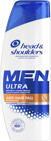 Head & Shoulders Men Ultra Anti-Hair Fall Σαμπουάν κατά της Πιτυρίδας & της Τριχόπτωσης για Όλους τους Τύπους Μαλλιών 330ml