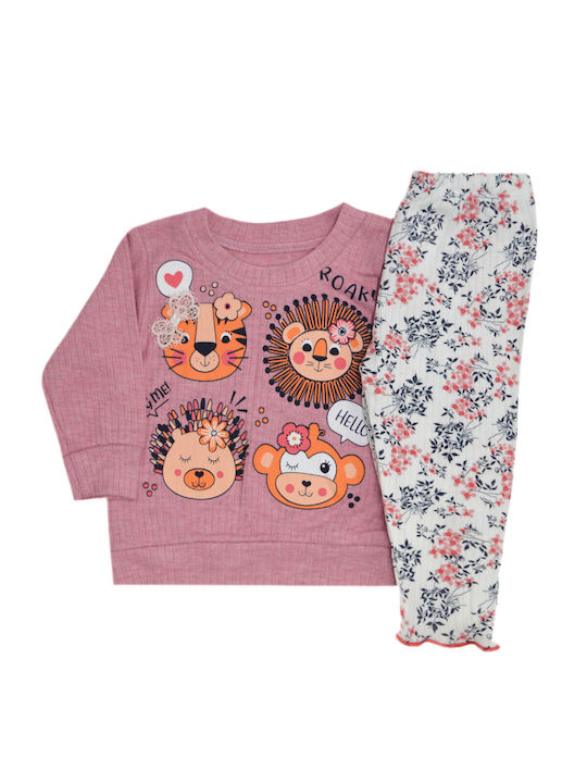 Extan Bebe Kids Pyjamas Pink