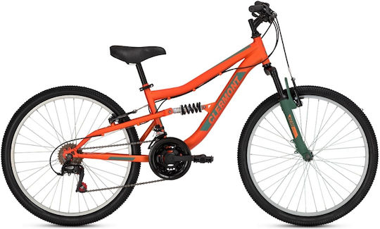 Fahrrad Clermont Vollfederung Pamir 24''' Orange Matt