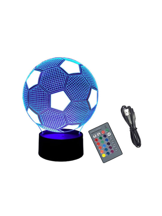 Zola Lustră Decorativă cu Iluminare RGB Iluzie 3D LED