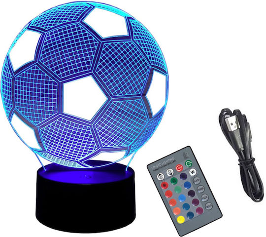 Φωτιστικό LED RGB 3D Illusion Φωτιστικό LED RGB 3D Illusion