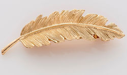 Hair Barrette Gold 1pcs