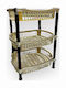 Sidirela Plastic Kitchen Rack 3 Tiers Beige 41x30x54cm