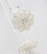 Haarnadel Metallic Blume Design mit Strass