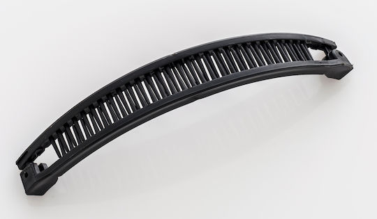 Thin Plastic Hair Claw in 2 Colors - Black
