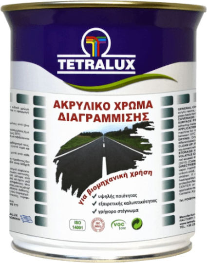 Tetralux Road Marking Paint Acrilyc Yellow 750ml 206368007