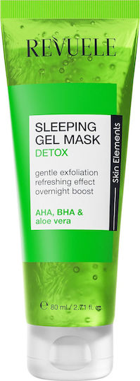 Skin Elements Sleeping Gel Mask - Detox 80 Ml Green