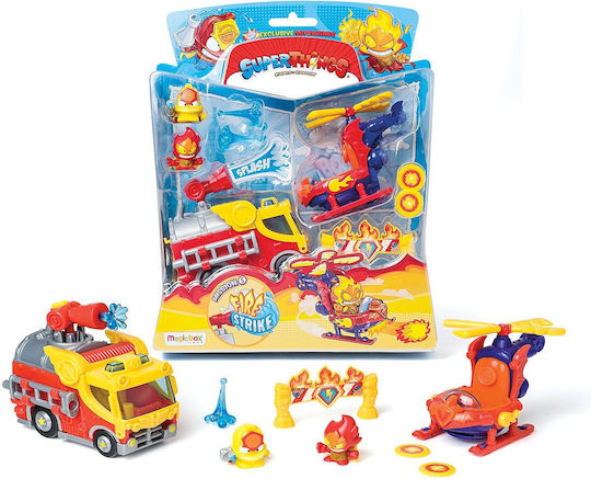 436760 Superthings Mikro-Kreaturen Abenteuer 4: Feuerwehr Für Kinder ab 3 Jahren