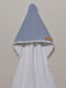 Baby Oliver Baby Hooded Bath Towel with Hood 75x75cm