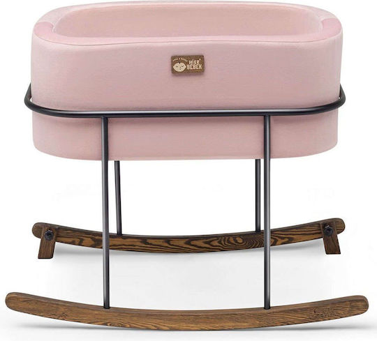 Hanah Home Leagăn cu Saltea Pink-Black