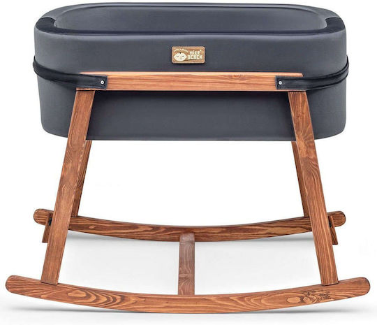 Hanah Home Люлка с Матрак Black-Oak