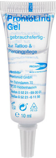 Prontomed Prontolind Piercing & Tattoo Gel για Τατουάζ & Επούλωση 10ml